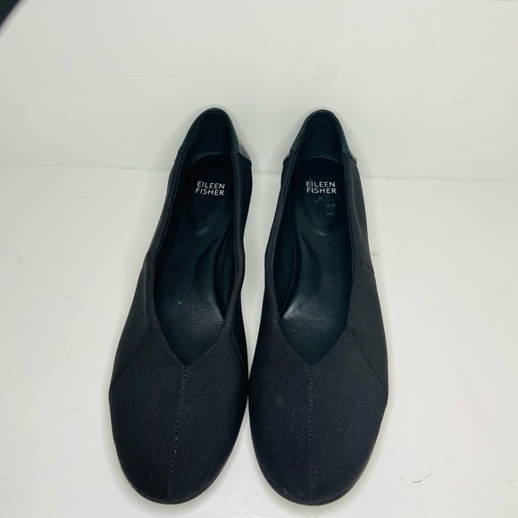 Eileen Fisher Grosgrain Ballet Flats Black Size 9 SOLD - Picture 3 of 11